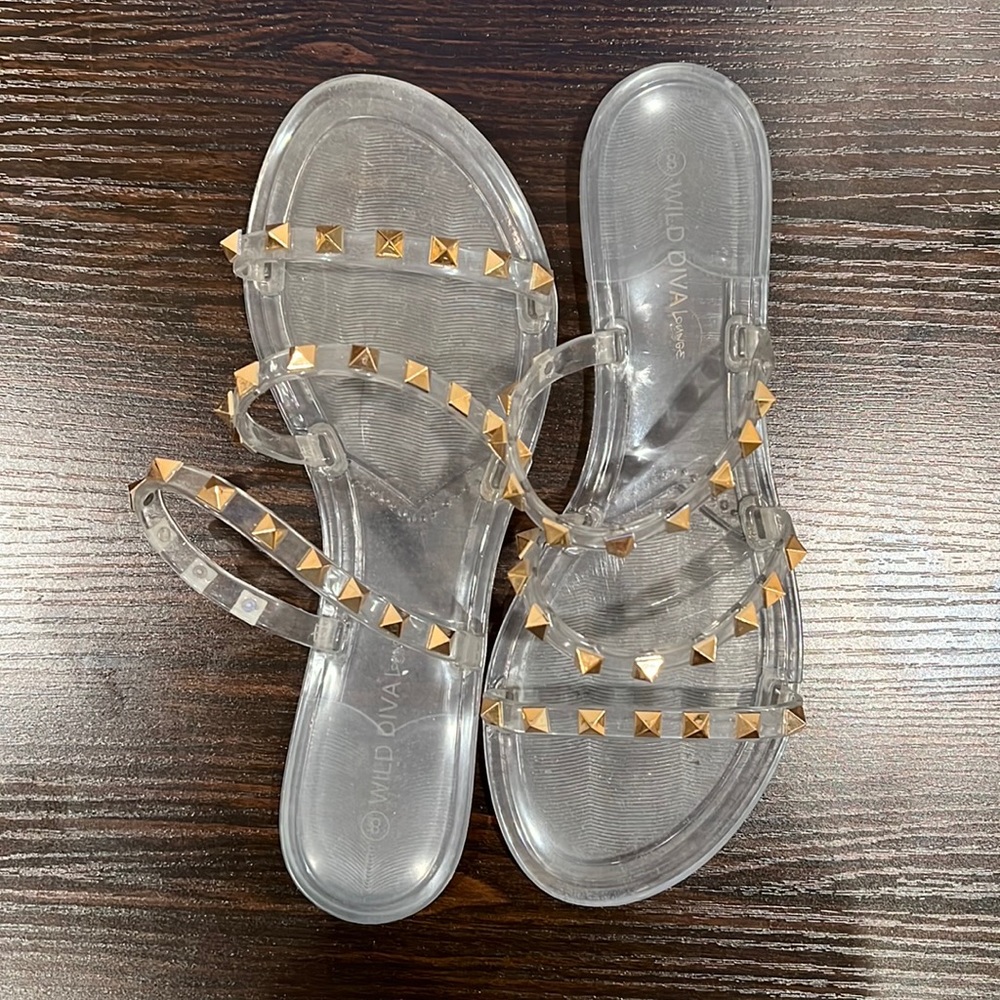 Clear Sandals!!